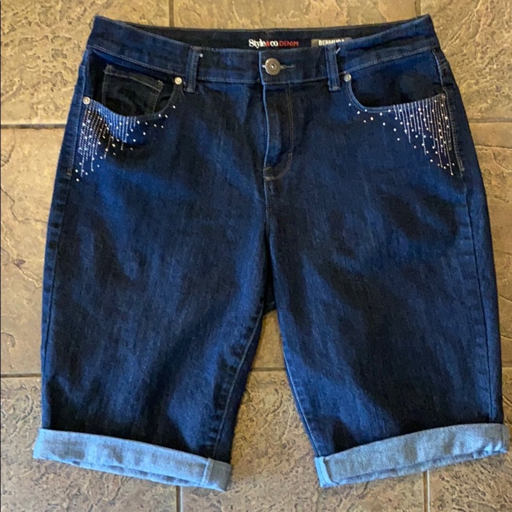 Style & Co. Bermuda Jeans Shorts